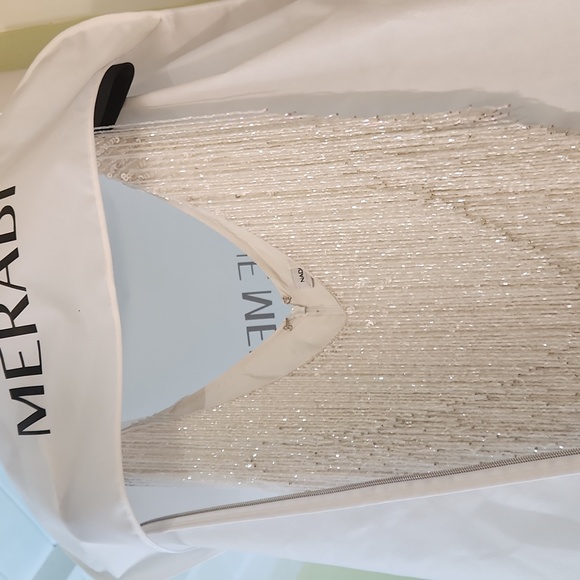 Nadine Merabi White Sadie Dress in size SM - Picture 4 of 14